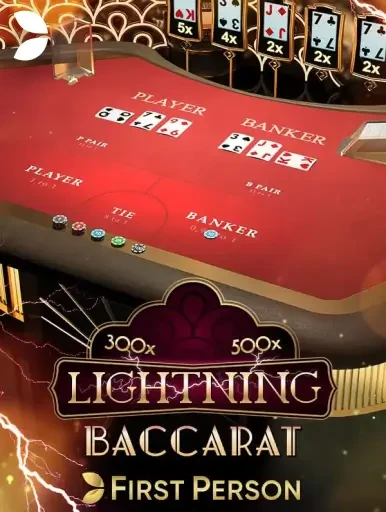 MAN88 First Person Lightning Baccarat